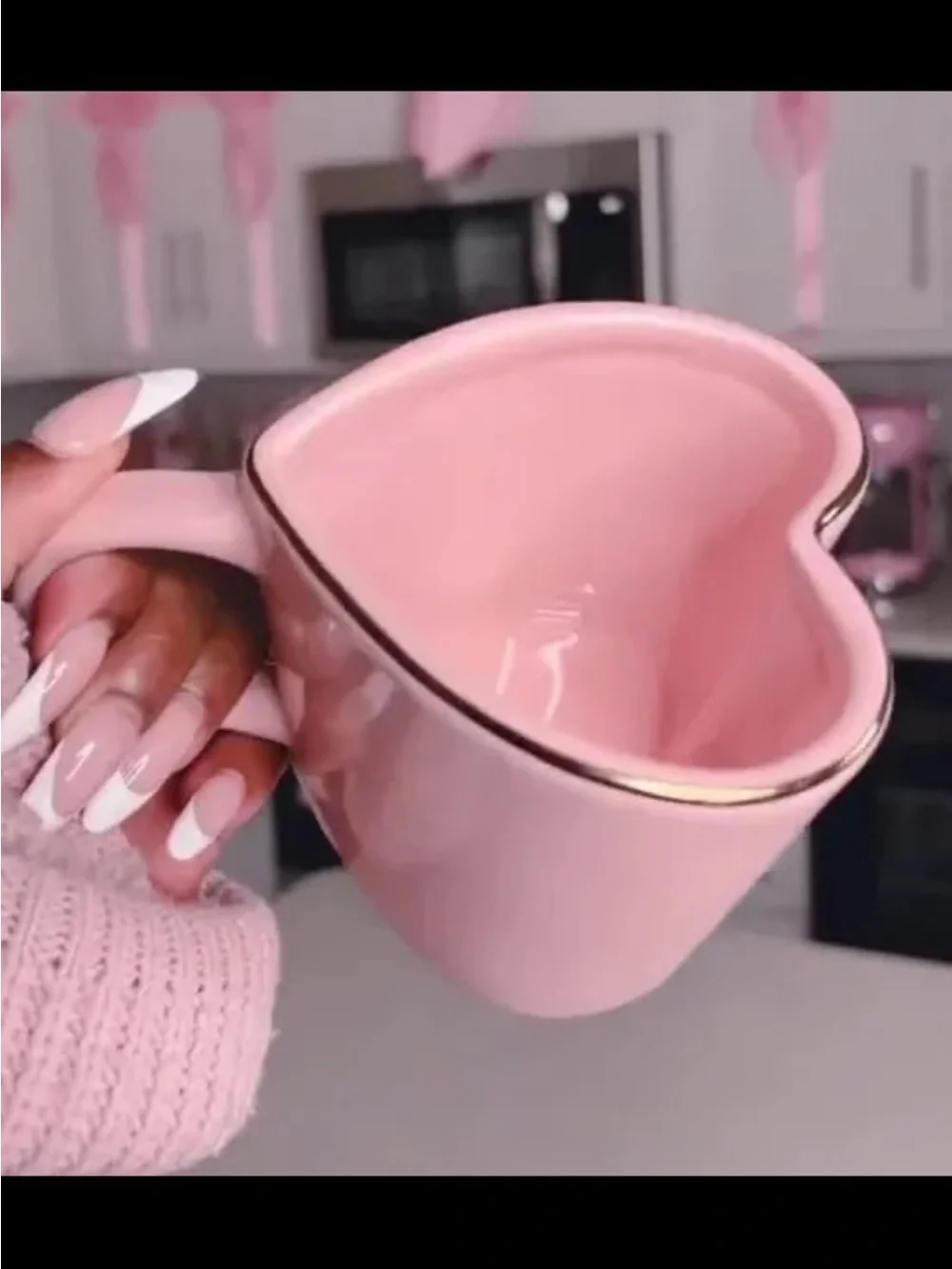 Pink heart mug target threshold